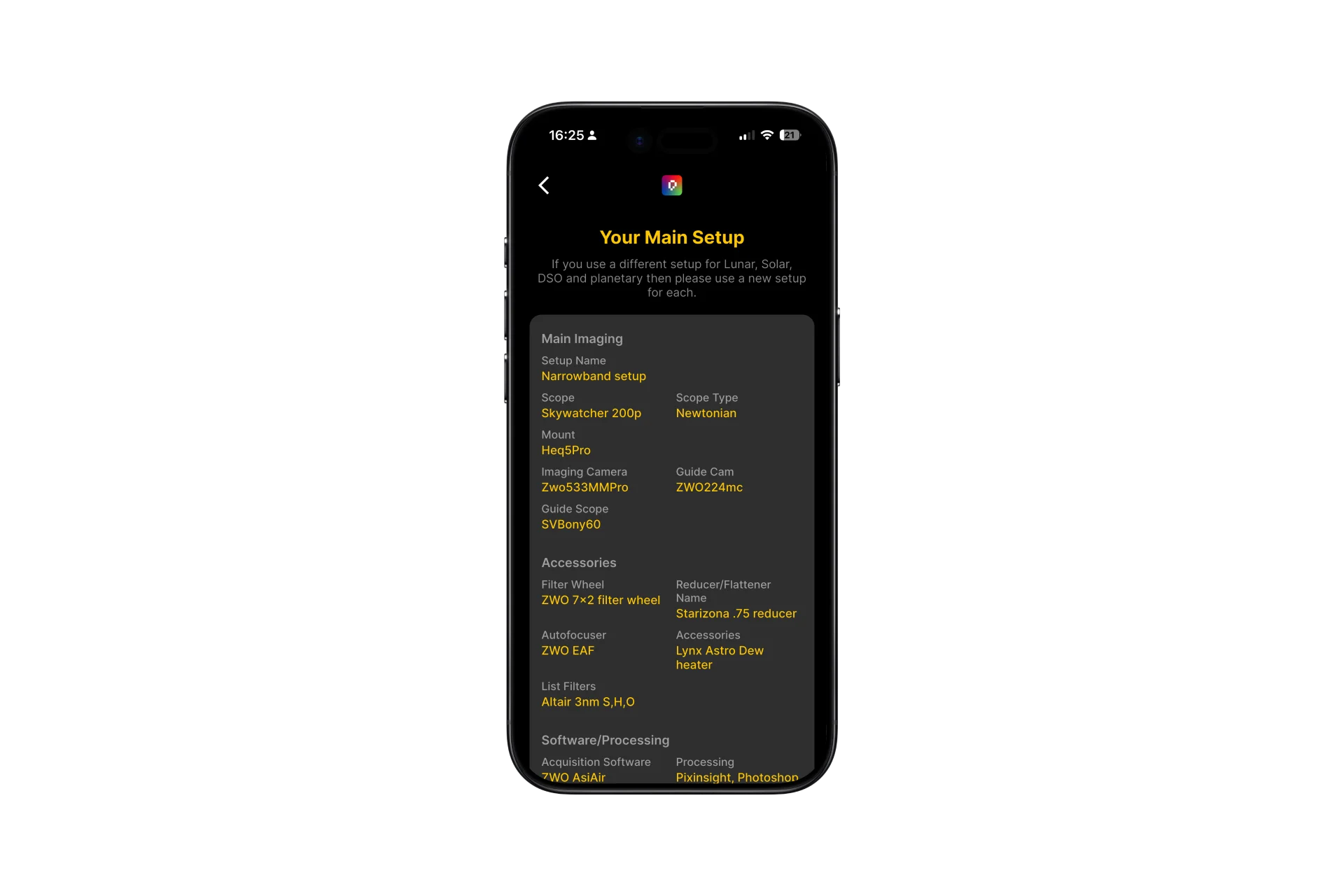 Picastro — Repeatable Setups